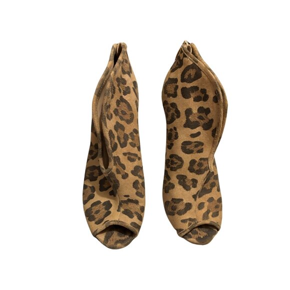 Vince Camuto Animal Print Ankle Booties - Picture 2 of 9